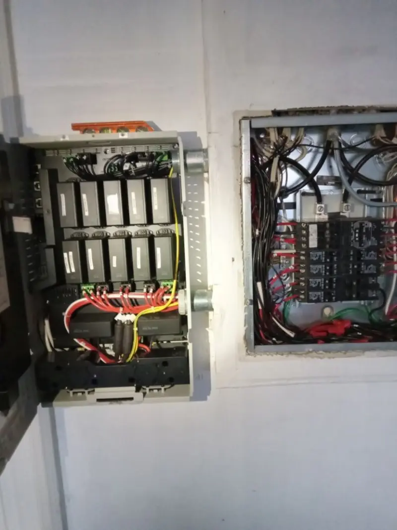 Electrical panel upgrade completed for Security Camera Wiring in Meraux